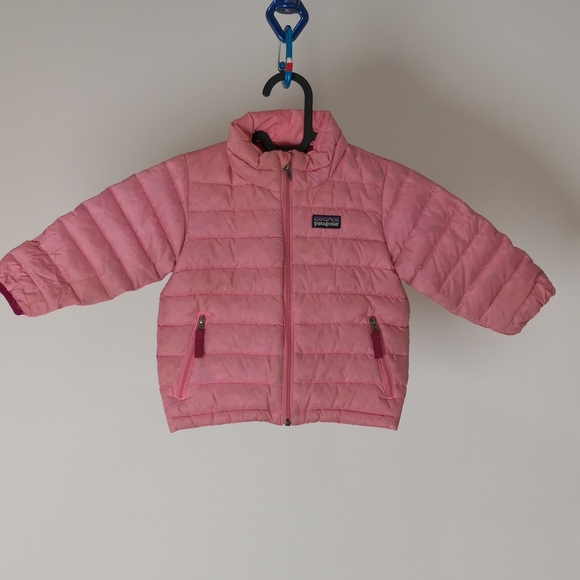 Patagonia Other - Patagonia kids jacket winter sport casual sz 12M puffy snow pink